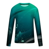 Levmjia muške košulje s dugim rukavima Prodaja muškaraca Ležeran okrugli vrat Kratki rukav pulover 3D 3D ispisana bluza majica