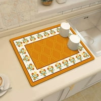 Ispuštanja mat, meka silikonska tablica za sušenje tableta, jastučić za apsorpciju vode za kućnu kuhinju