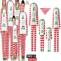 Holiday Christmas Pijamas Set, Porodična podudarna odjeća za spavanje