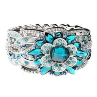 Xinqinghao Cvjetni prsten šuplji prsten ženska nakit na plaži Jednostavni prsten za cvijeće Dijamantni