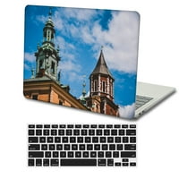 KAISHEK HARD CASE CASE SAMO Kompatibilan MacBook PRO S m2 A + Crna poklopac tastature, ružičasta serija
