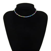 Tinksky Individualni lik perla - Ogrlica sa slojem Jednostavna ogrlica od riže