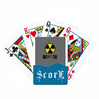 Logo Radioaktivne tvari upozoravaju poker igračka kartica INDE IGRE
