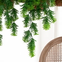Poklon lišće Party Fiton rekviziti Umjetni vanilija Pampas LifeLike mahovine zidne viseće biljke uređenje