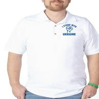 Cafepress - Stojim sa ukrajinskim golf košuljom - Golf košulja, Pique Knit Golf Polo