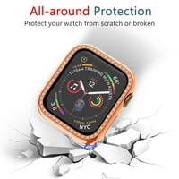 Smart Watch Shell Delikatni Rhinestone Inlaid zaštitni poklopac otpornosti na pad poklopca Kompatibilan