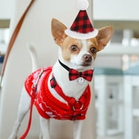 Pet Creative ovratnik i kućni ljubimac Božićni šešir za pse sa priborom za pse