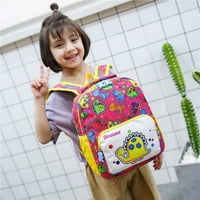 Maxcozy Dinosaur ruksak Dinosaur, školske torbe vrtić Predškolski ruksak za ručak za ručak za 3 godine