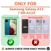 Oznaka tanka futrola za Samsung Galaxy A 4G, zaštitni ekran stakla ukljn, vanzemaljske glave uzorak