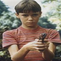Wil Wheaton u stajalištu sa mnom držanjem pištolja