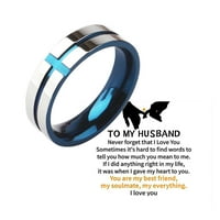 Hanxiulin do mog supruga Fluinuo je prsten za prste prsten za prsten prsten sa čeličnim prstenom sa