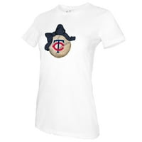 Ženska malena repa bijela Minnesota Twins bejzbol luk majica