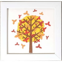 Herrschners® jesenje stablo sa okvirom okriveno za slikanje