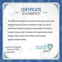 Mauli dragulji za angažman za žene 1. Carat Halo jedinstveni dizajn tanzanite i dijamantski angažman