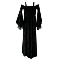 Jsaierl Renesansne kostimo žene Retro srednjovjekovne viktorijanske Gothic Maxi haljine Cosplay princeza