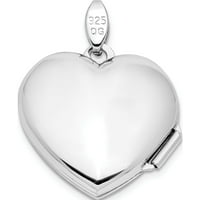 Sterling srebrna rodijska vjera nada Love Heart Cucket napravljen u Kini QLS768