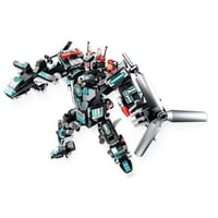 Hannah Stem robot Građevinske igračke, siva 25-akterijske igračke za godinu dana stare dječake kreativna