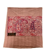 Rose Pink Paallar šal za žene izvrsna jedinstvena zimska kolekcija lagani mekani šal šal omot