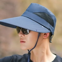Vanjski šešir zaštita vrata u boji izdubljena super prozračna anti-UV muška muška šešir za jahanje