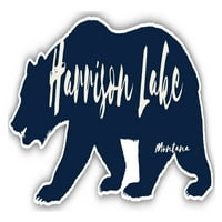 Harrison Lake Montana Suvenir 3x frižider magnetni medvjed dizajn