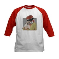 Cafepress - Power Rangers Red Ranger Cud Kids Baseball majica - Dječji pamučni bejzbol dres, rukavica