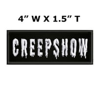 Creechshow horor filmovi 4 W 1.5 T željeza šivati ​​dekorativnu zakrpu