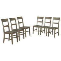 Stolice za trpezarije sa drva sa ergonomskim dizajnom, set espressa