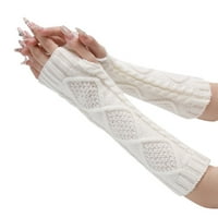 Puawkoer zimske rukavice za žene topli rukavi vjetrovito otporne na slastične poruke crne rukavice Termalne
