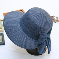 Yubnlvae Sun Hats Ljetni šeširi za žene široka bongracija Žene slamne plaže Hat Little Girl Sun Cap