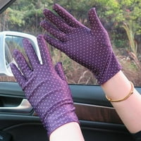TALUOSI Ljetni vozački modne ženske tačkice Print za zaštitu od sunca Elastične rukavice