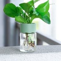 Lierteer Hydroponic Posuda za sadnju vode Vaza Plastična prozirna stilska posuda