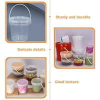 Prijenosni kašike za odlaganje sladoleda prozirne kante za pohranu za dom