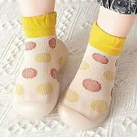TODDLER cipele za bebu retro dot srednja duljina hodanja cipele s malim toplom jedinim prahom i cipele