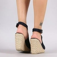 Dezsed ženske klinove sandale čišćenje ženske modne čvrste klinove casual kopče kaiš rimske cipele sandale
