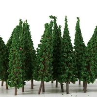 Skala Zelena modela Drveće stabla Train Željeznička cesta Diorama scena 2.56