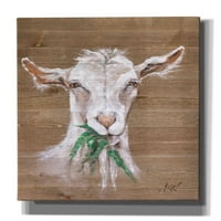 Epic Graffiti Goat Molly Susan jak platnena zidna umjetnost, 12 x16