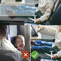 Dječji avion za prijenosni prijenosni dječji avionska sjedala Extender sa maskom za pohranu za pohranu