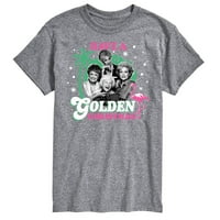Zlatne djevojke - imaju zlatni božić - mušku grafičku majicu kratkih rukava