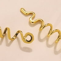 Spiralni dodaci za kosu Legura zmija kosu za isječak za žene i djevojke