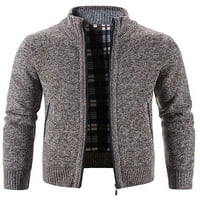Colisha Muška odjeća za odjeću COLL COOL COLL ZIP džemper jaknu zadebljanje na otvorenom dugih rukava