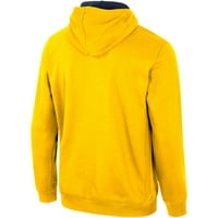 Muški kolosseum kukuruz Michigan Wolverines polu-zip hoodie