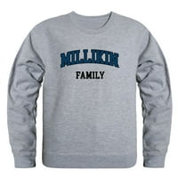 Millikin University Big Blue Family Fleece Crewneck Duks pulover