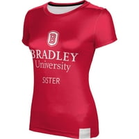 Ženska crvena bradley Braves Sestro majica