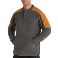 Muški sportski džemper od runa na otvorenom Dvostrani flis termalni džemper Veliki džepni dugi rukavi