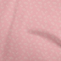 Onuone viskozne šifon svijetlo ružičaste tkanine krofne Quilting pribor Ispiši šivanje tkanine sa dvorištem