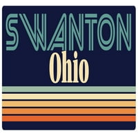 Swanton Ohio frižider magnet retro dizajn