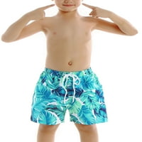 Glonme Boys Boards Hotsovi Brzi suho kupaći kostim Elastični struk Atletski kupaći kostimi Leopard Print