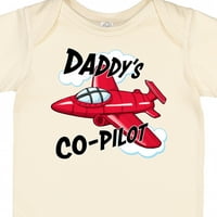 Inktastični daddys ko-pilot za Day Day Day Day Baby Boy ili Baby Girl Bodysuit