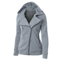Fanxing Weekly ponude Plus veličina dugim duksevima Zip up jakne kapute sa kapuljačom kaput dugih rukava