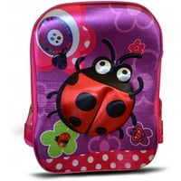 Todd Baby LadyBug 3D školska torba za sve prilike Rucksack za djecu 15 Multicolor unise dječji ruksak